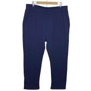 American Giant Sweatpants Mens L Navy Blue Straight Leg Cotton USA Made NWT